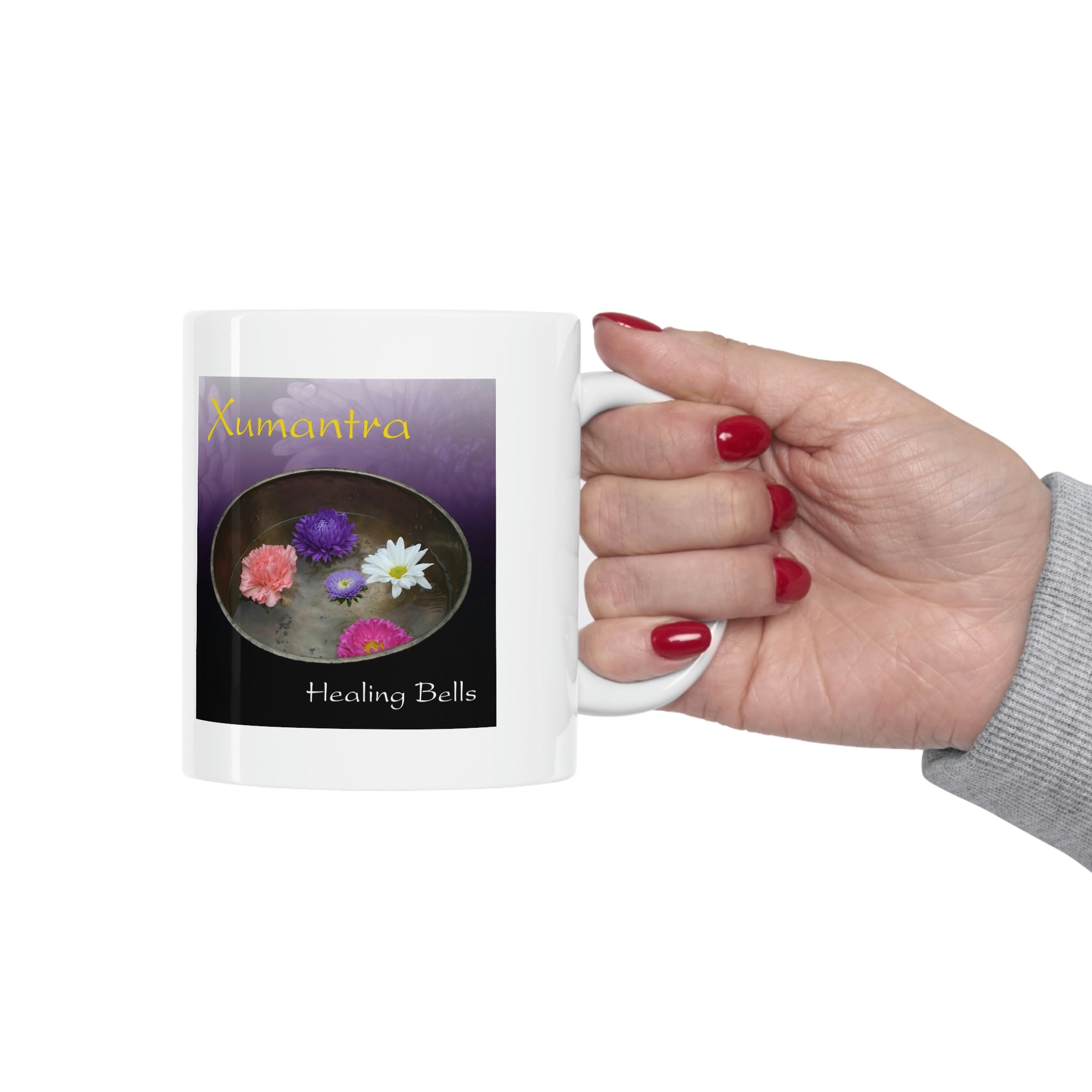 Xumantra Healing Bells Ceramic Mug 11oz