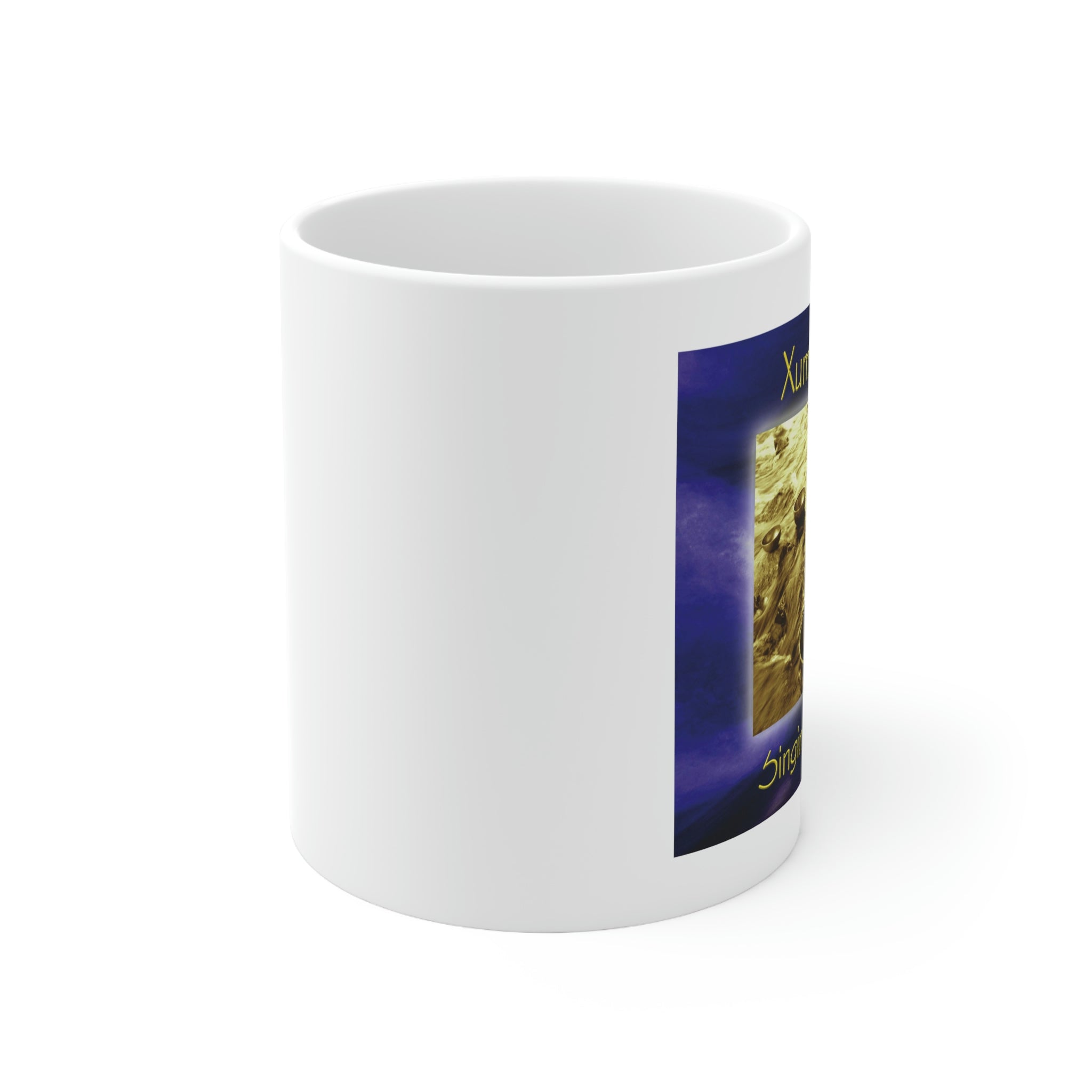 Xumantra Singing Bowls Ceramic Mug 11oz