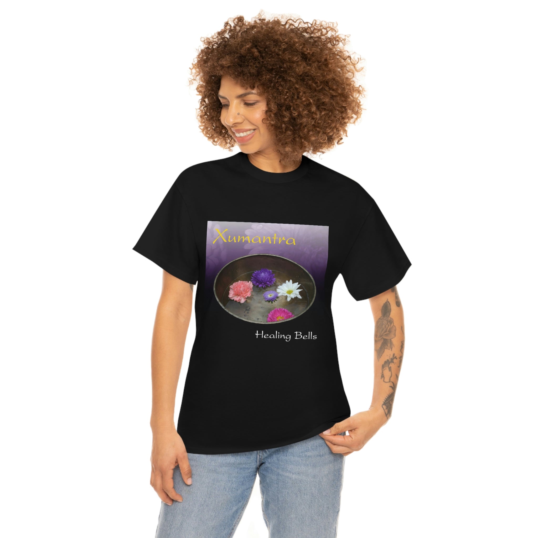 Xumantra Healing Bells Unisex Heavy Cotton Tee